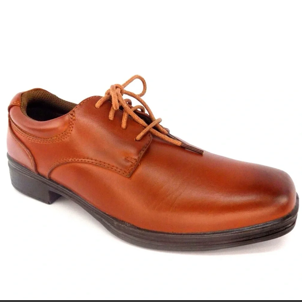 Deer Stags Tan Leather Oxfords Sz 1.5  NWOT